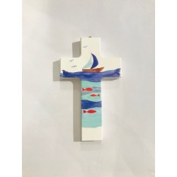 Croix en bois de hêtre...