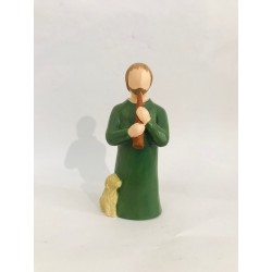 Berger à la flûte, crèche...
