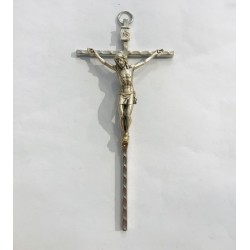 Croix métal argenté...