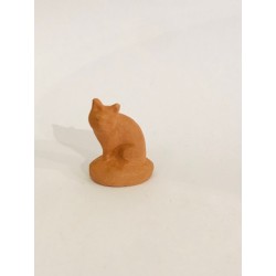 Chat grand, santon à...