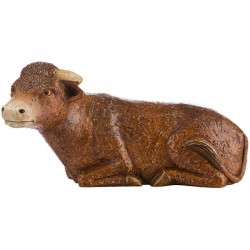 Boeuf marron rouge, crèche...