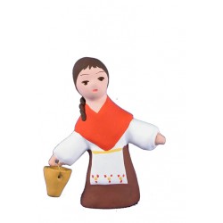 Femme au seau, crèche...