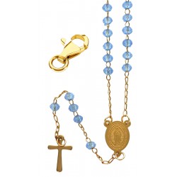 Chapelet bleu clair sur...