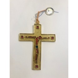 Croix murale bronze...