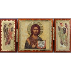 Triptyque icone Christ...