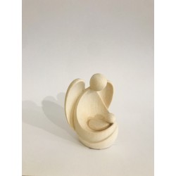 Ange gardien en bois...