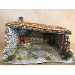 Etable au feu, santons...