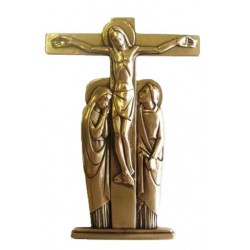 Croix bronze calvaire en...