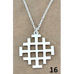 Croix de Jérusalem argent...