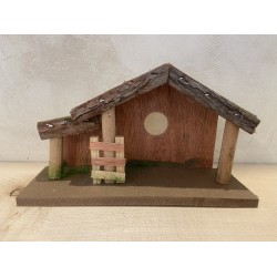 Etable-cabane en bois 20cm