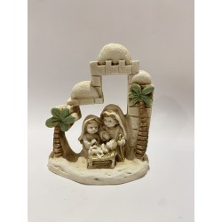 Mini-crèche résine Béthléem