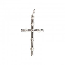 Croix argent sans Christ...