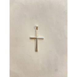 Croix argent sans Christ...