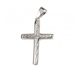 Croix argent sans Christ...