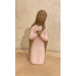 Vierge Marie à genoux,...