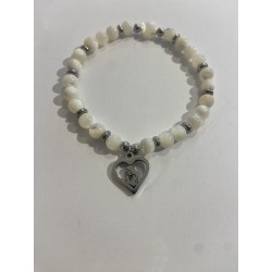 Bracelet élastique, verre...