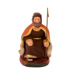 Joseph à genoux, santon...