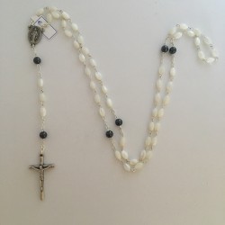 Chapelet nacre et hématite
