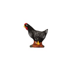 Poule noire, santon Richard...