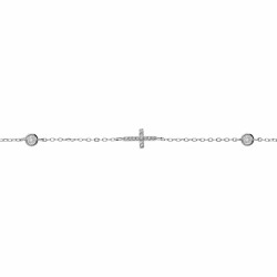 Bracelet argent croix et 2...