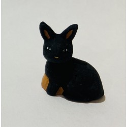 Lapin noir, santon...