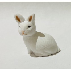Lapin blanc, santon...