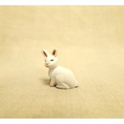 Lapin blanc, santon...