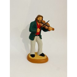 Violoniste (veste verte),...