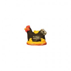 Poule et ses poussins...