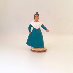 farandoleuse début bleu-vert