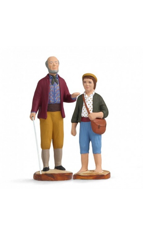 aveugle et son fils