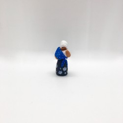 Femme au bébé, santon de...
